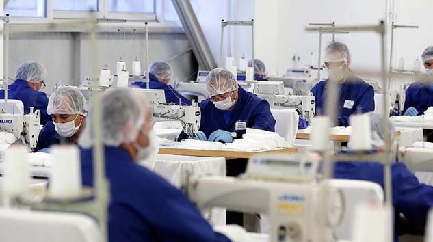 Jandarma günde 100 bin maske üretiyor