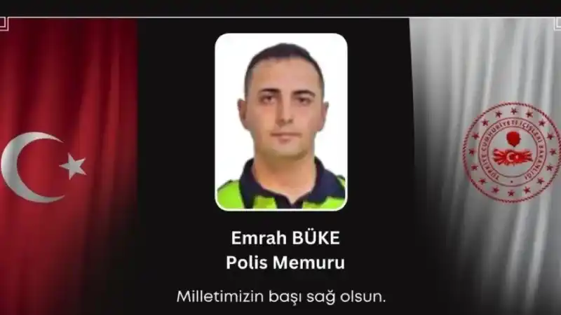 Ümraniye’de kaza yapan polis memuru Emrah Büke şehit oldu