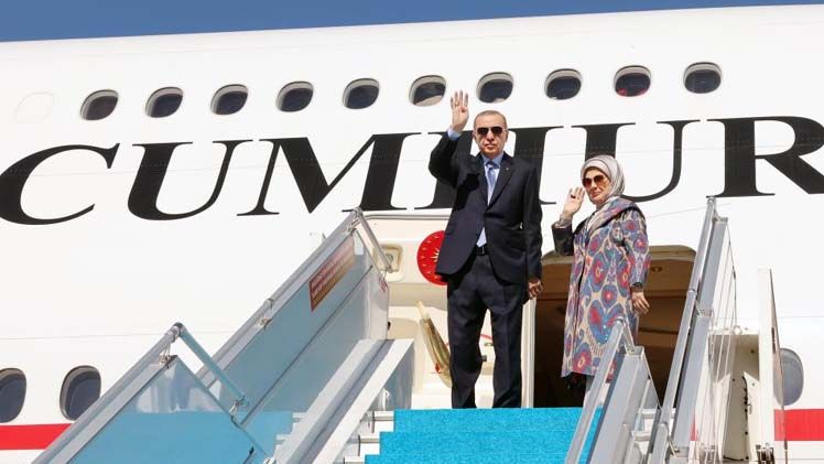 Cumhurbaşkanı Erdoğan Özbekistan’a gitti Cumhurbaşkanı Erdoğan Özbekistan’a gitti