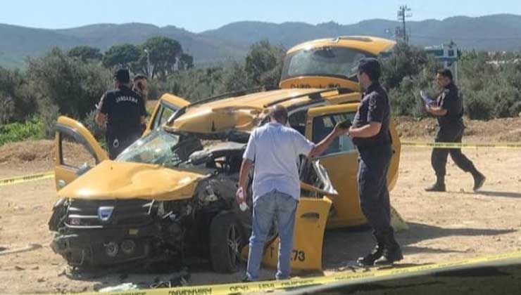 İzmir’de feci kaza: 1 ölü, 3 yaralı