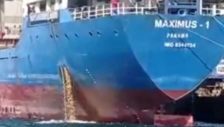 İzmit Körfezi’ni kirleten gemiye 5 milyon lira ceza