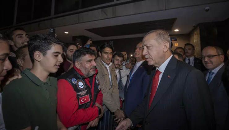 Erdoğan New York’ta… Türkevi’nde büyük karşılama!