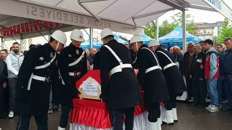 Adıyaman’da şehit olan Komiser Gökhan Özer son yolculuğuna uğurlandı