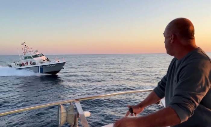 Yunanlılar Türk balıkçı teknesini taciz etti