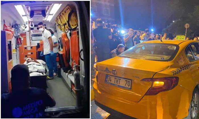 Fazla taksi fişi vermeyen taksicinin boğazı kesti