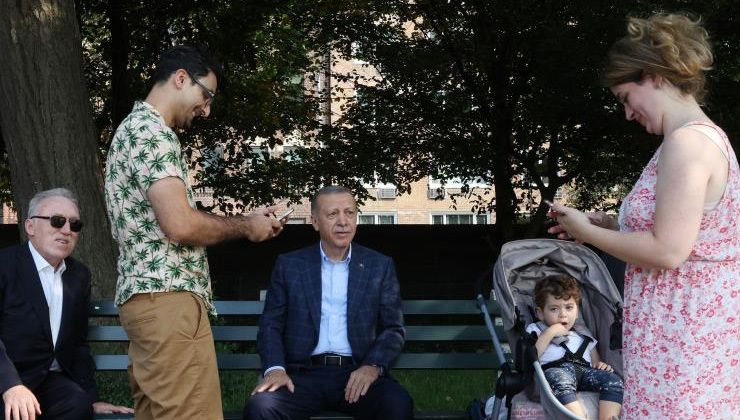Erdoğan, Central Park’ta yürüyüş yaptı! New York’ta büyük ilgi