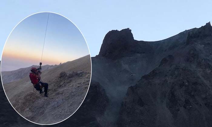 Erciyes tırmanışı yapan dağcıların üzerine kaya düştü: 1 ölü, 1 yaralı