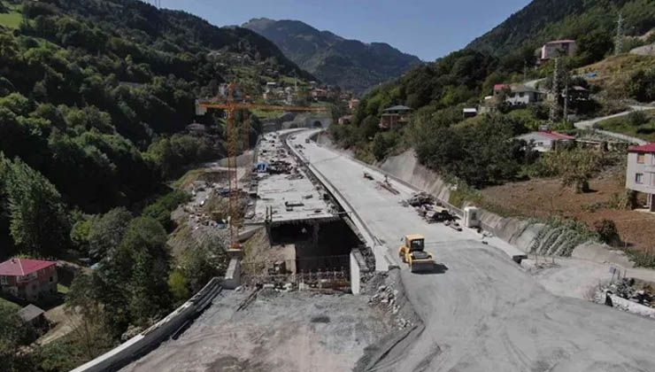 Türkiye ve Avrupa’da bir ilk.. Yeni Zigana Tüneli 2023’te hizmete girecek