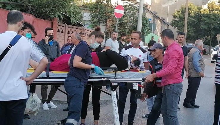 Yolun karşısına geçmeye çalışırken canından oluyordu