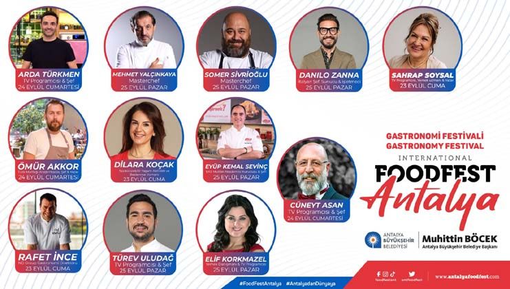 Antalya gastronomi şöleni için gün sayıyor Food Fest Antalya için heyecan dorukta