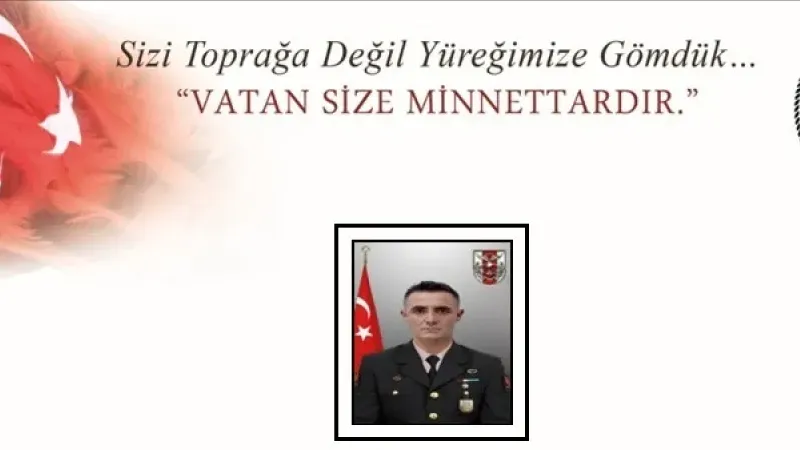 Pençe-Kilit bölgesinde Piyade Uzman Çavuş Sait Toktaş şehit oldu Pençe-Kilit bölgesinde Piyade Uzman Çavuş Sait Toktaş şehit oldu