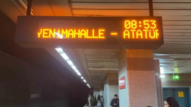 Ankara’da sağanak nedeniyle bazı metro istasyonları hizmet dışı kaldı Ankara’da sağanak nedeniyle bazı metro istasyonları hizmet dışı kaldı