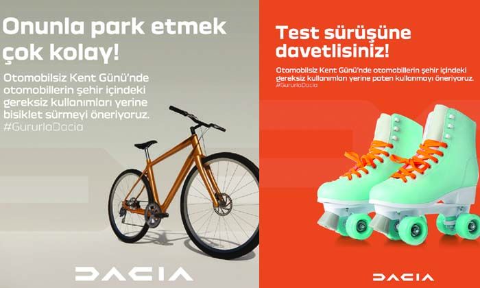 Dacia Türkiye, Otomobilsiz Kent Günü’nde de ezber bozuyor