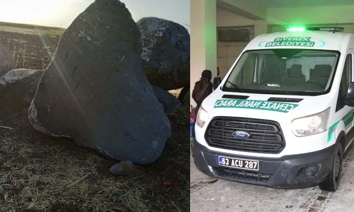 Şanlıurfa’da Mehmet Sinan Yaygın kayanın altında kalarak hayatını kaybetti