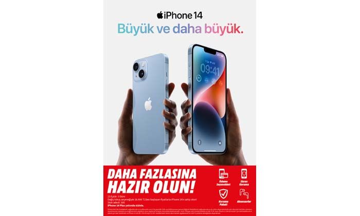 iPhone 14, MediaMarkt mağazalarında tüketicilerle buluşuyor