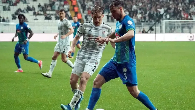 Beşiktaş, Çaykur Rizespor'u uzatmalarda geçti Beşiktaş, Çaykur Rizespor'u uzatmalarda geçti