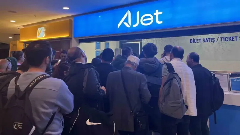 AJet’in Ankara-Erzincan seferi yapan uçağı bomba ihbarı nedeniyle Ankara’ya geri döndü AJet’in Ankara-Erzincan seferi yapan uçağı bomba ihbarı nedeniyle Ankara’ya geri döndü