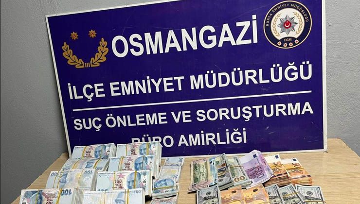 Döviz bürosu sahibini dolandırmıştı: Bursa polisinden 120 bin dolarlık operasyon