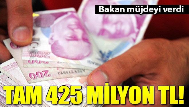 Bakan Pakdemirli’den 425 milyonluk ödeme müjdesi!