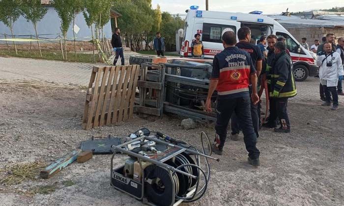 Özalp’ta forkliftin altında kalan sürücü Ferit Gözütok öldü