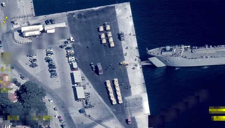 Atina’dan Ege’de yeni provokasyon! ABD’nin verdiği araçlar böyle sevk edildi