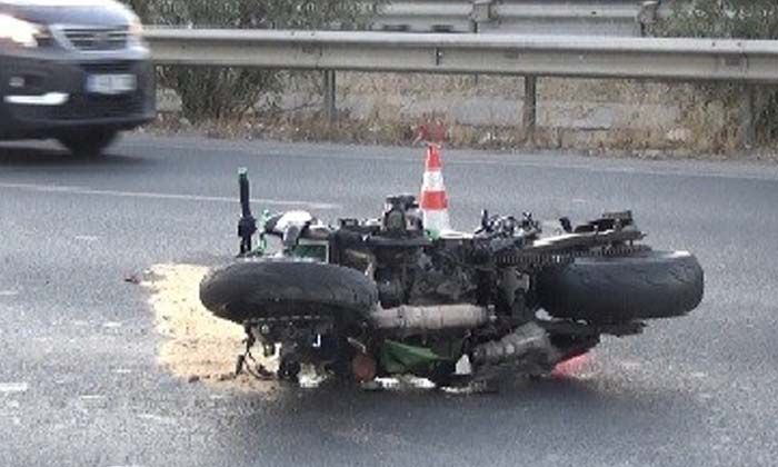 İzmir’de otomobile çarpan motosiklet sürücüsü Ali Sarı hayatını kaybetti