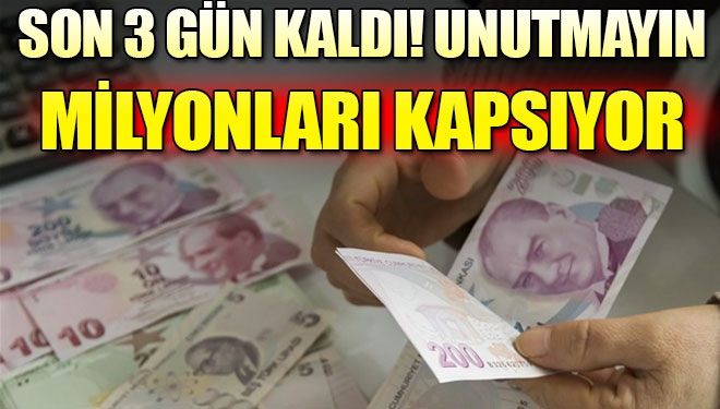 Son tarih 31 Aralık! Milyonlarca kişiye kritik uyarılar