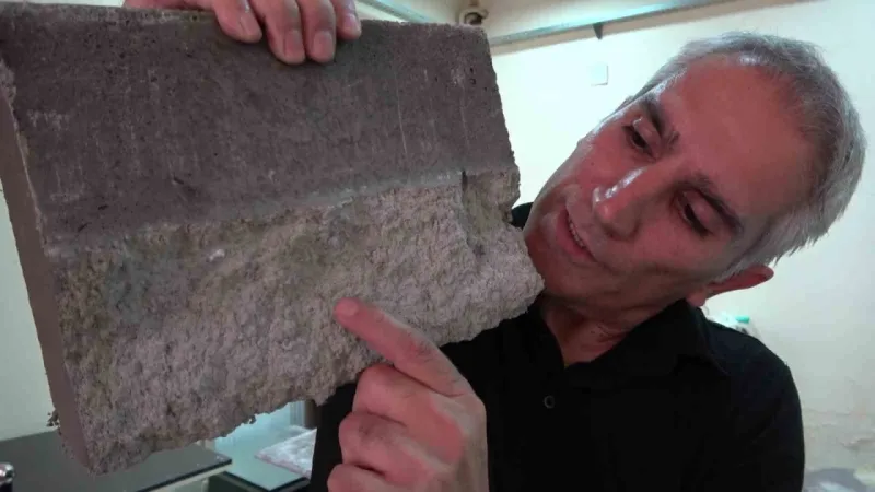 Askerler test etti, ‘lego beton’ uçaksavar mermisini durdurdu Askerler test etti, ‘lego beton’ uçaksavar mermisini durdurdu