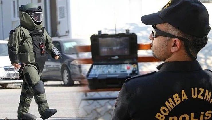 Bomba imha uzmanı polisler cesaretleriyle göz dolduruyor
