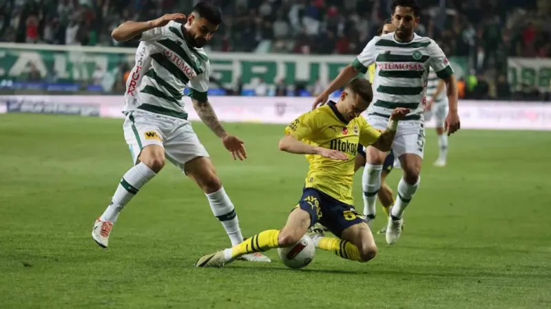 Fenerbahçe, Konya deplasmanında golü bulamadı Fenerbahçe, Konya deplasmanında golü bulamadı