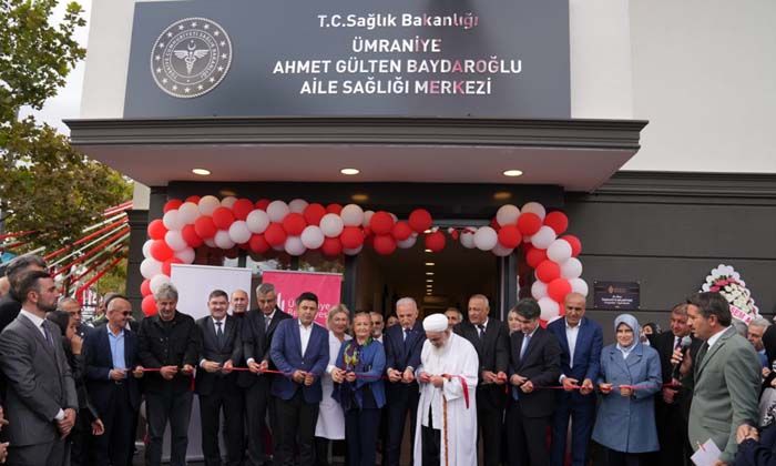Ümraniye’de Aile Sağlığı Merkezi törenle açıldı