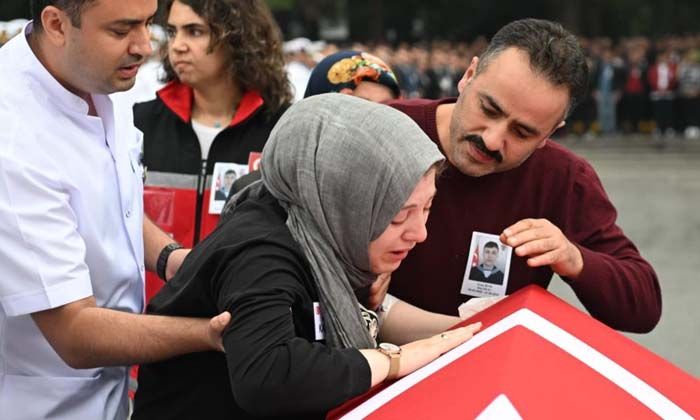 Şehit Sözleşmeli Er Enes Bıyık’ın naaşı, baba ocağına uğurlandı