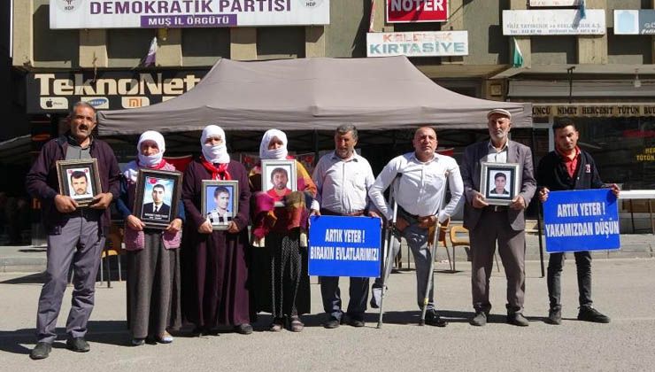 Muş’ta evlat nöbeti tutan ailelerin sayısı 41’e yükseldi