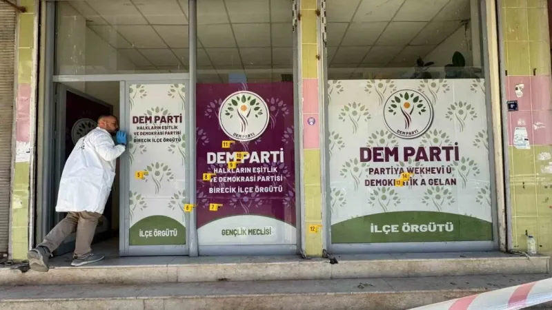 Şanlıurfa'da DEM Parti’ye silahlı saldırı