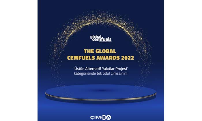 Çimsa’ya The Global CemFuels Awards’dan ödül