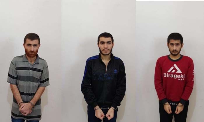 Ozan Tunç, Mehmet Kaykır ve Ferhad Edemen adlı teröristler Suriye’de yakalandı