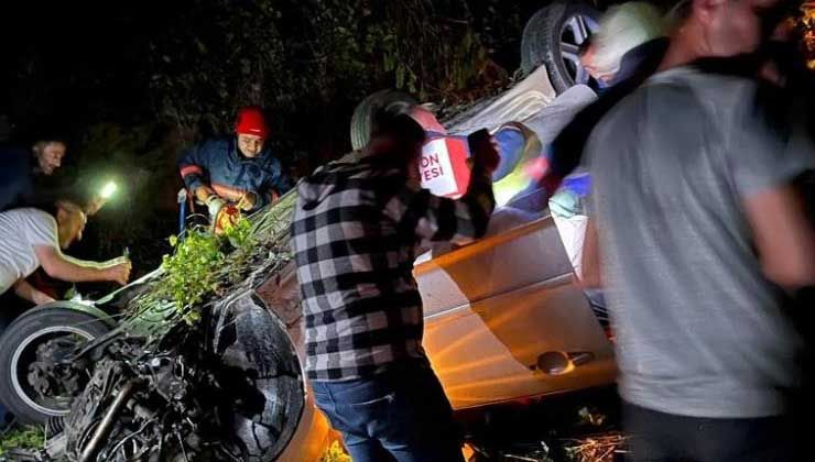 Trabzon’da feci kaza: 4 kişi hayatını kaybetti