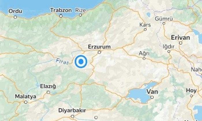 Erzincan’ın Tercan ilçesinde 4.4 büyüklüğünde deprem