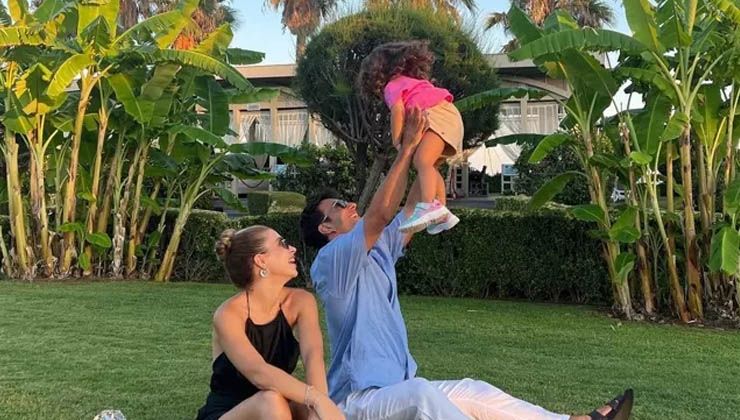 Gamze Erçel’in eşi Caner Yıldırım kızı Mavi hakkında yapılan paylaşımlara ateş püskürdü