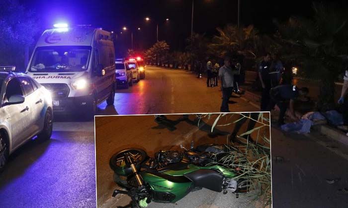 Emanet motosikletle kaza yaptı, hayatını kaybetti