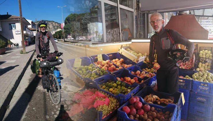 70 yaşında 3 bin kilometre pedal çevirdi, İtalya’dan Türkiye’ye geldi