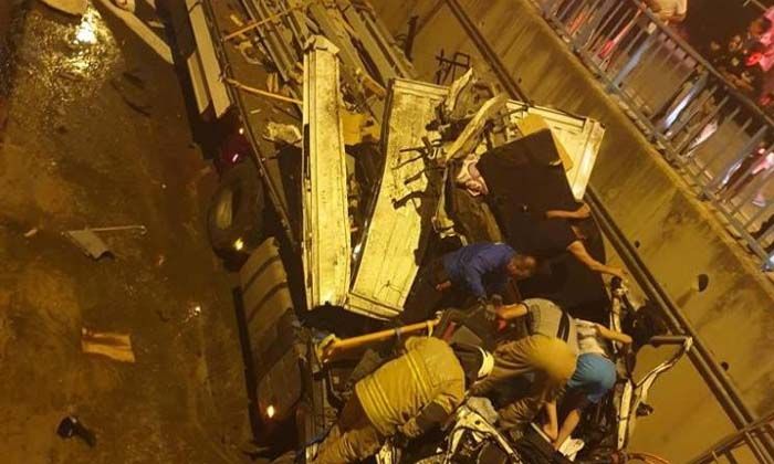 Tır kanala düştü sürücü Tolga Baştürk hayatını kaybetti