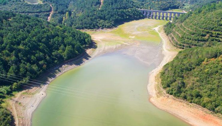 İstanbul’da barajlardaki doluluk oranı yüzde 50’nin altına düştü