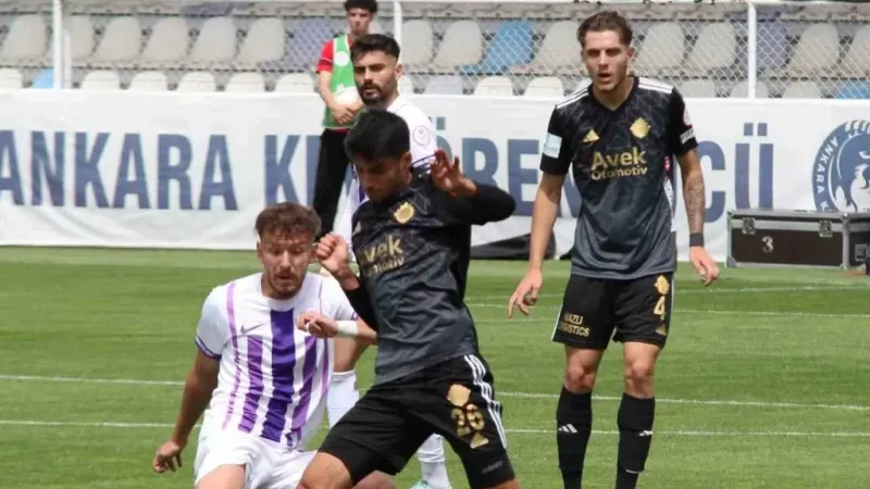 Trendyol 1. Lig: Ankara Keçiörengücü: 1 - Altay: 1 Trendyol 1. Lig: Ankara Keçiörengücü: 1 - Altay: 1