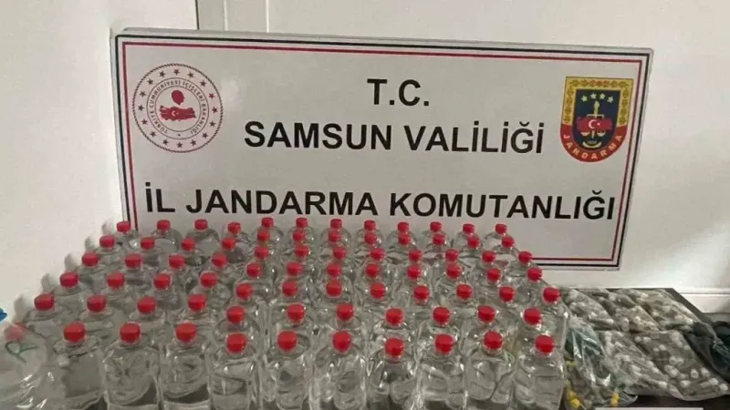 Jandarma depoda sahte alkol üretim maddeleri ele geçirdi Jandarma depoda sahte alkol üretim maddeleri ele geçirdi