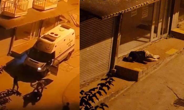 Sağlık ekiplerine saldırdı, mahalleliden dayağı yedi