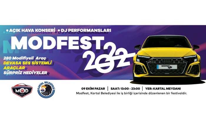 Modifiye araç tutkunları ikinci kez Kartal’da buluşuyor