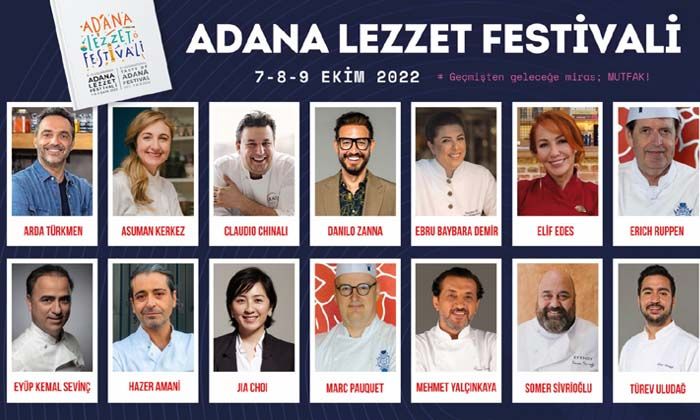 Adana Lezzet Festivali’nde yıldızlar geçidi