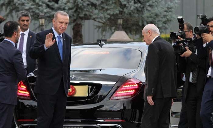 Cumhurbaşkanı Erdoğan’dan MHP lideri Bahçeli’ye ziyaret