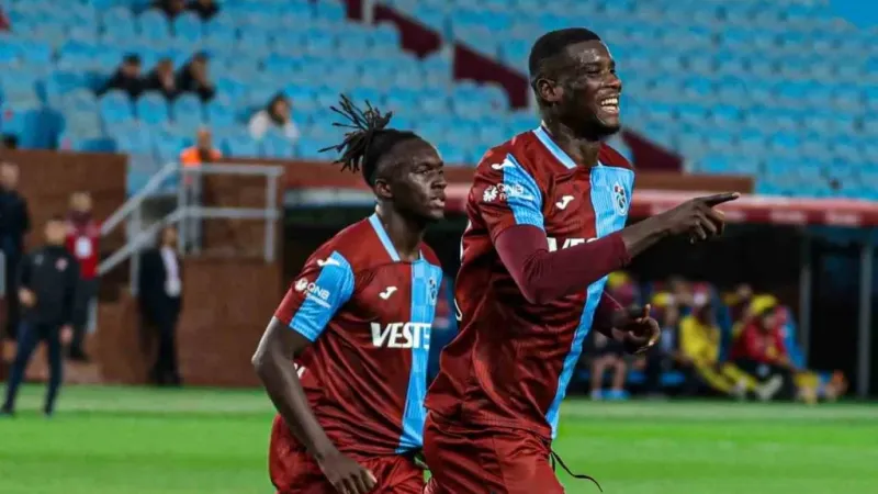 Trabzonspor, Onuachu ile güldü Trabzonspor, Onuachu ile güldü